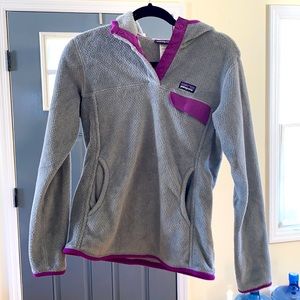 Patagonia quarterzip with hood